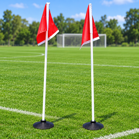 CORNER FLAGS WITH RUBBER BASE