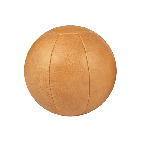 LEATHER MEDICINE BALL- 10 PANEL