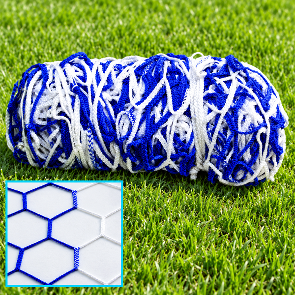 FOOTBALL / SOCCER NETS – BRAIDED – POLYPROPYLENE – KNOTLESS & HEXAGON